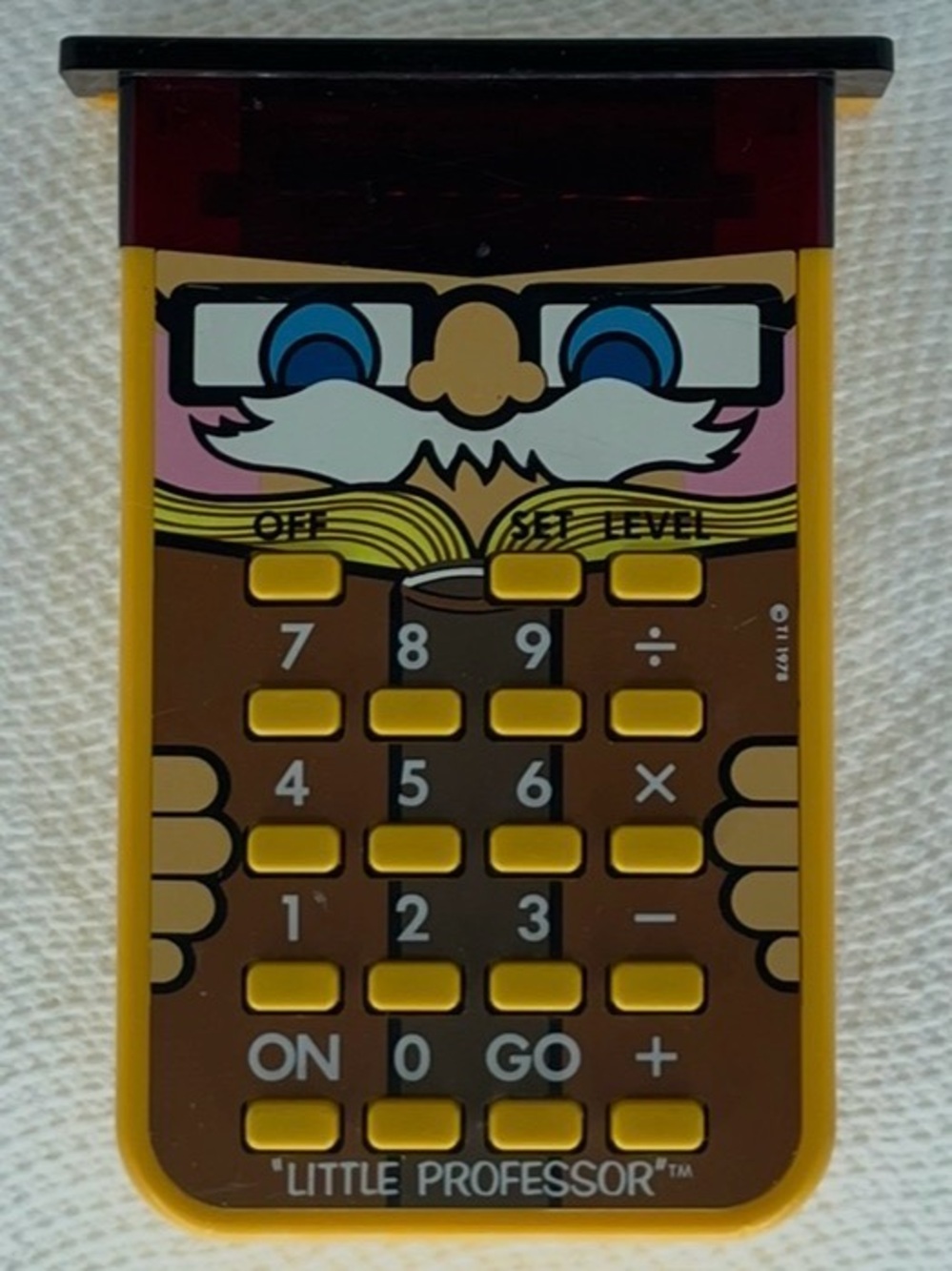 Vintage 1976 Texas Instruments Little Professor Math Quiz Calculator Untested
